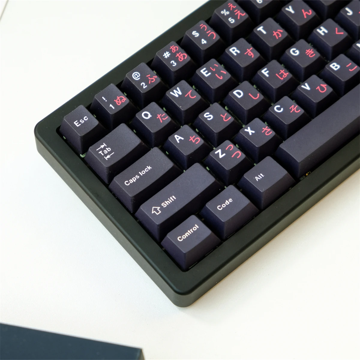 GMK WOB-teclas japonesas para teclado mecánico, accesorio de color negro y rojo con perfil de cereza, tinte PBT, sublimación, para interruptor MX, 129 teclas - imagen 4