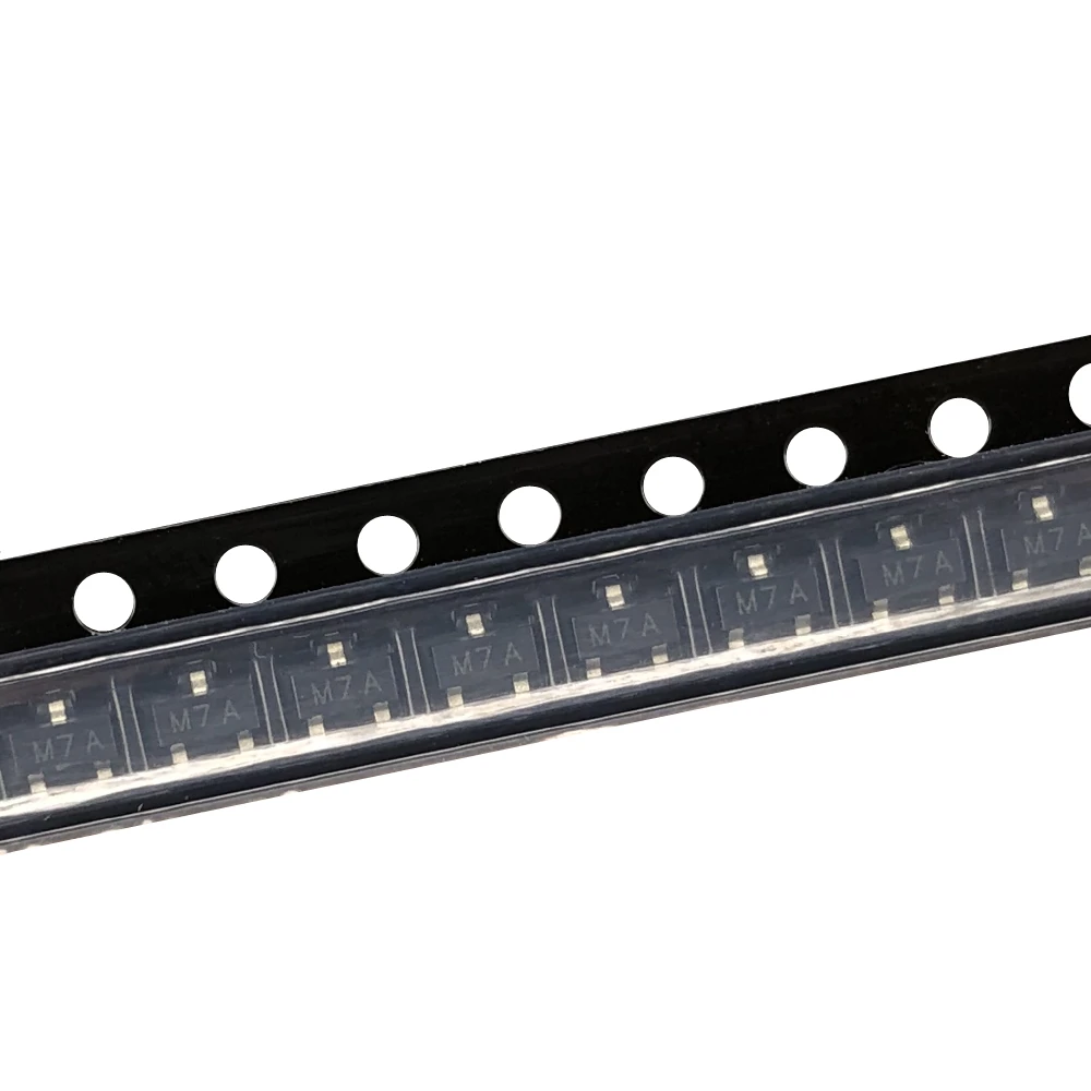 (100 uds) MMBT2907A_R1_00001 MMBT2907A (marcado M7A) SOT-23 60V 600mA Transistor PNP - imagen 3