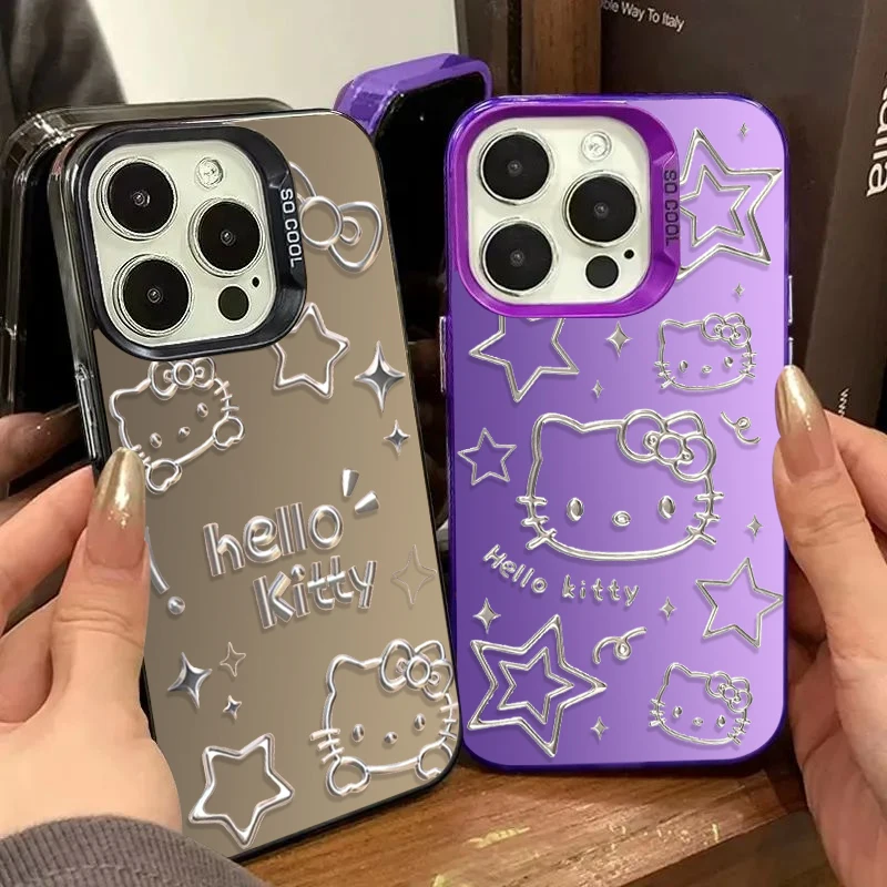 Funda bonita Sanrio Hello Kitty para Xiaomi 11 Lite 5G NE 14T POCO X6 M5S 14 13 13T 12T Pro X7 X5 X3 NFC F4 GT F5 F6 M6 Pro 4G - imagen 2