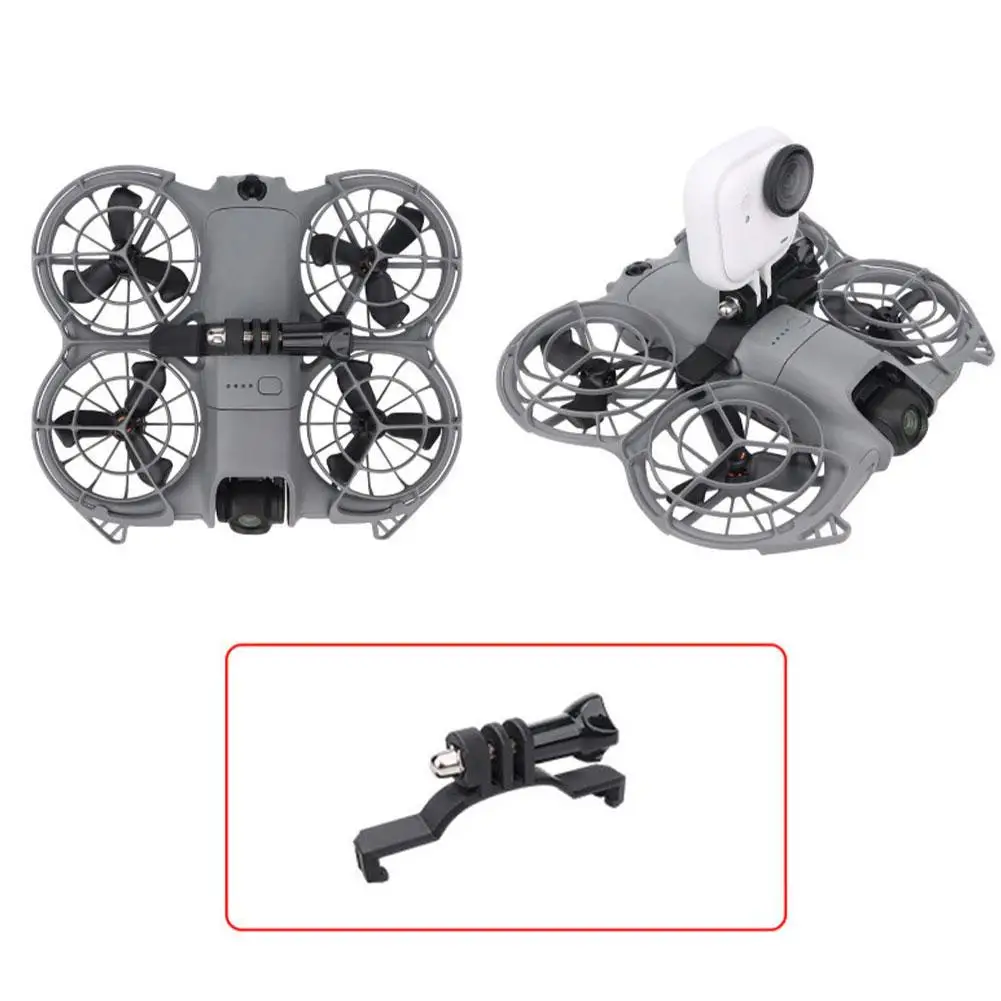   Soporte adaptador de montaje ajustable a prueba de golpes para Dron dji Neo, soporte de expansión de cámara para Insta360 GO 3/GO 3S, accesorios R3U8