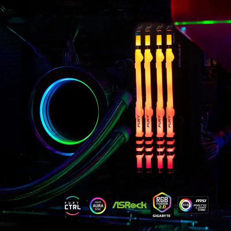 HyperX FURY RAM - Conectores DIMM