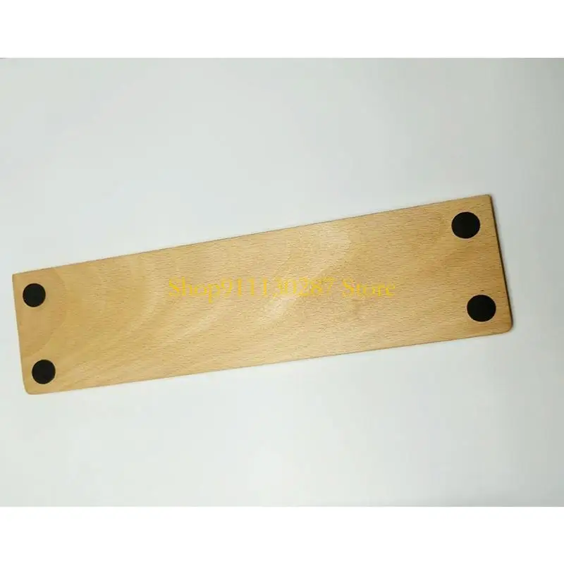 J1HC Comunicación muñeca muñeca del teclado madera haya, alivio del dolor para escritura ergonómica - imagen 3