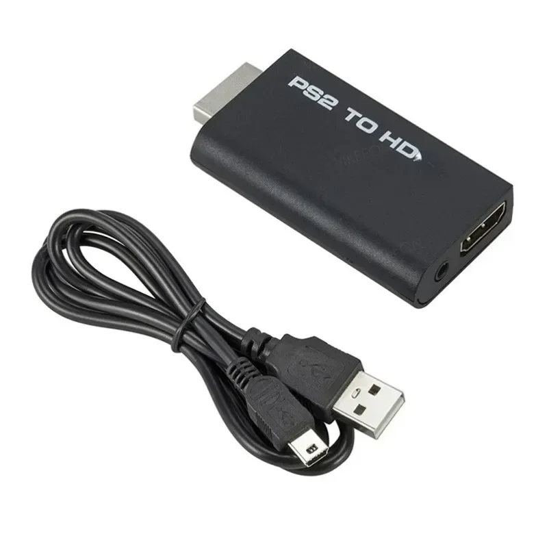 Adaptador convertidor Compatible con PS2 a HDMI, Audio y vídeo con puerto de Audio de 3,5mm, compatible con Pc, todos los modos de visualización de Ps2 480i 480p 576i - imagen 2