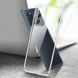Funda TPU transparente para OPPO F19 / F19s con protección de cámara