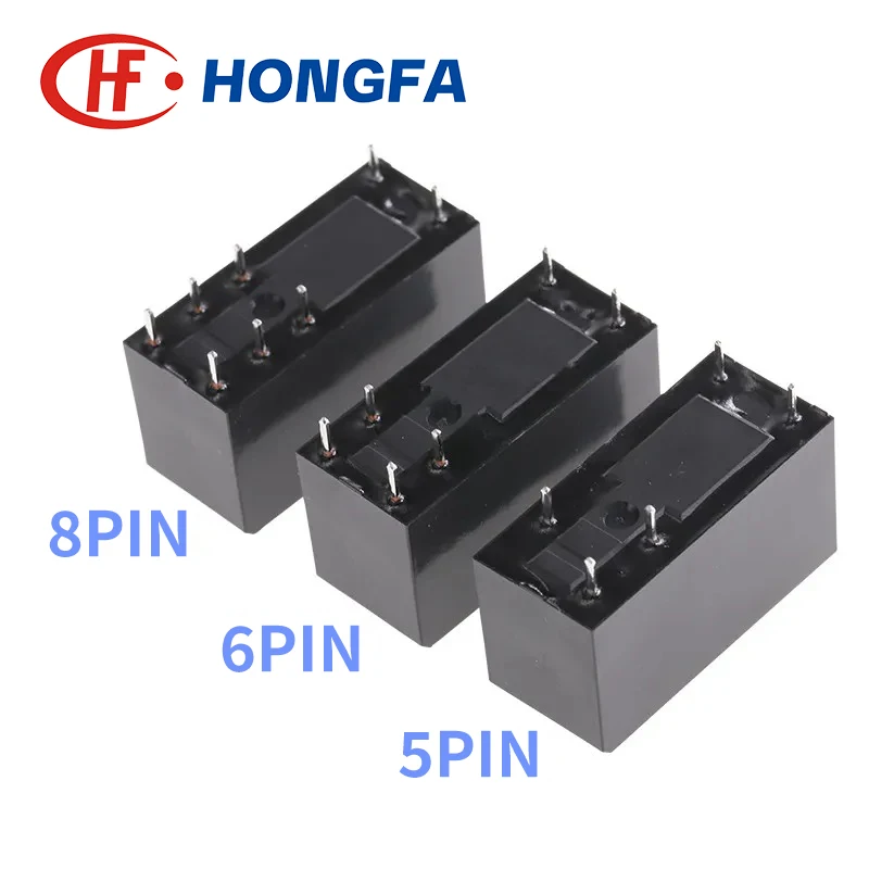 5 uds JQX HF115F - 005 012 024 -1HS3 1ZS1 1ZS3 2HS4 2ZS4 5PIN 6PIN 8A 12A 16A 5V 12V 24V relé de potencia - imagen 2