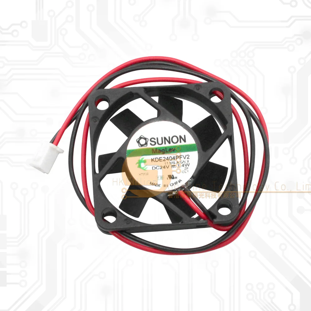 Para SUNON KDE2404PFV2 4010 4CM 24V 1,4 W 2 pines ventilador de refrigeración Maglev 40X40X10MM