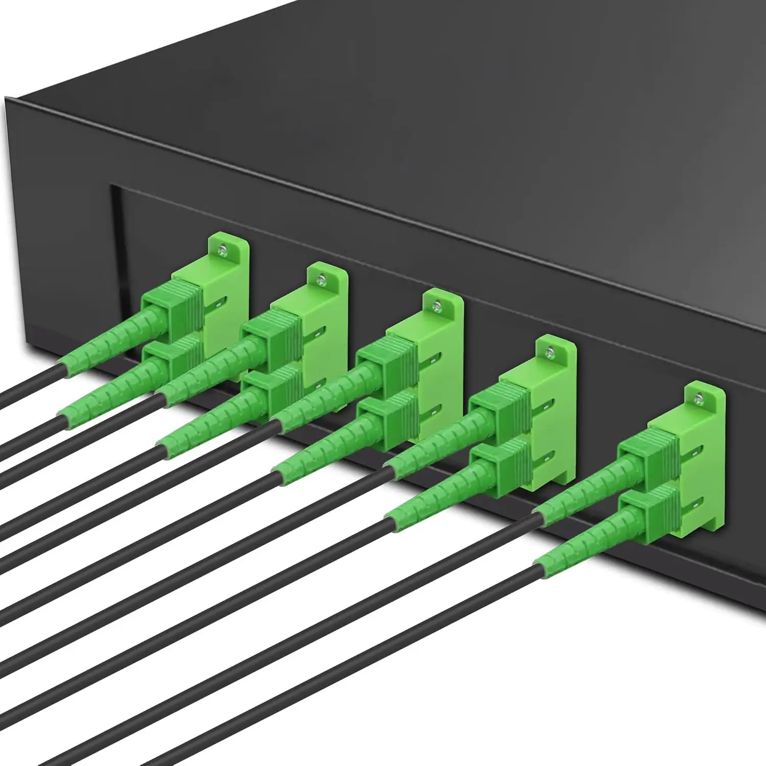 Adaptador de acoplador de fibra óptica Natalink SC hembra SC a adaptador hembra SC conector de Internet de red dúplex APC con Panel de montaje - imagen 4
