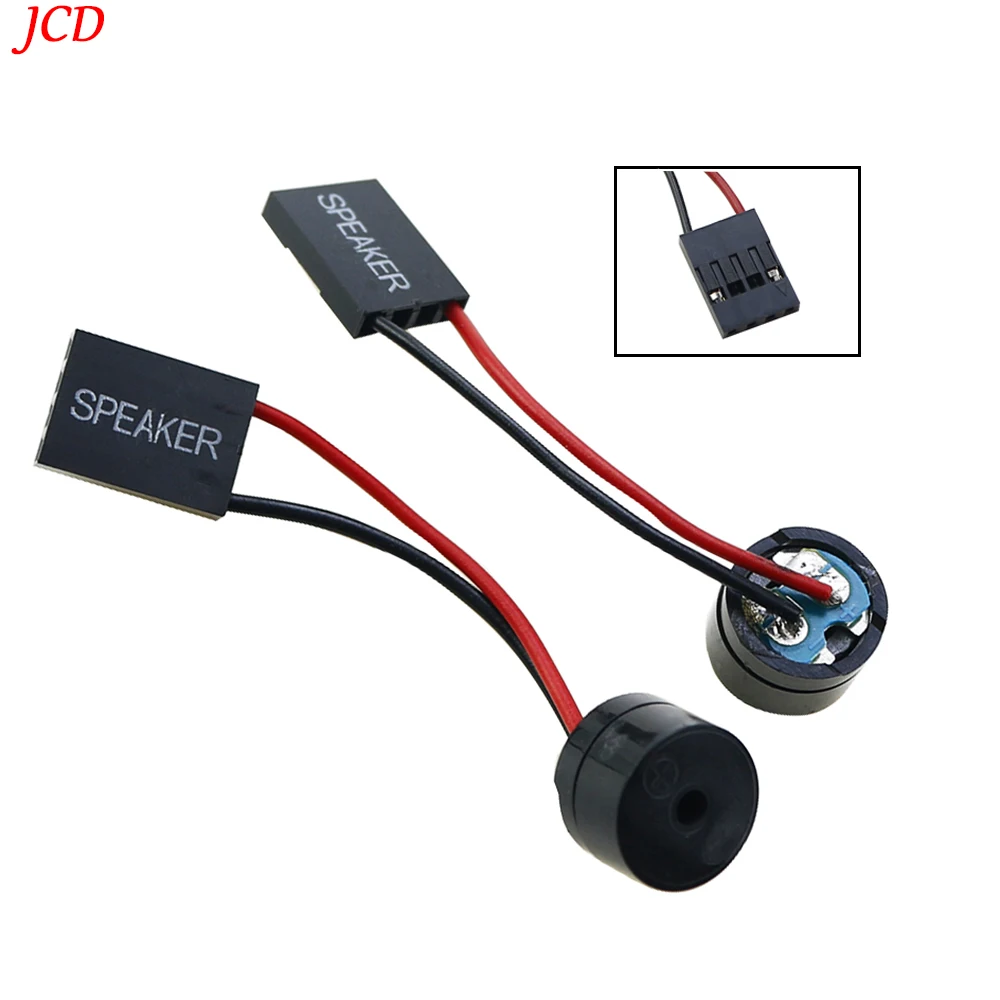 Mini altavoz de enchufe para PC, placa base de ordenador, caja integrada, zumbador, pitido, alarma, nuevo, 1 piezas