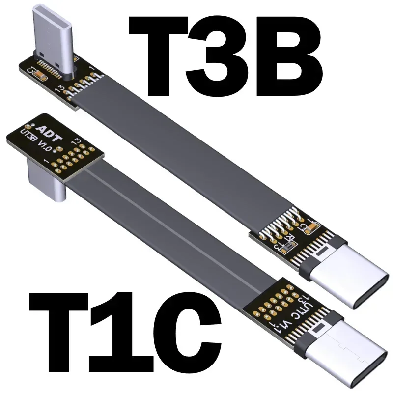 Cable USB-C Gen2 Macho a Macho – 10Gbps 3A Plano FPV Blindado - imagen 4