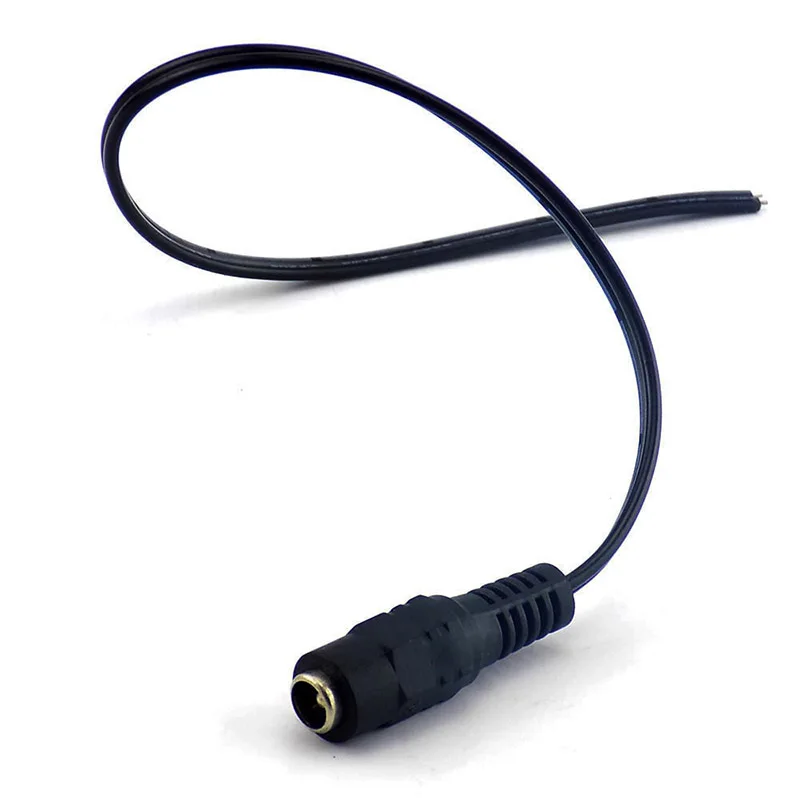 Conectores macho hembra de CC, Cable de alimentación para cámara de vídeo CCTV, adaptador de enchufe de Cable de extensión de seguridad de 12v, 2,1x5,5mm - imagen 3
