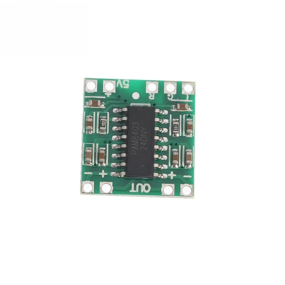 Placa de módulo amplificador Digital ultraminiatura PAM8403, placa amplificadora Digital Clase D de 2x3W, placa de alimentación USB eficiente de 2,5 a 5V - imagen 3