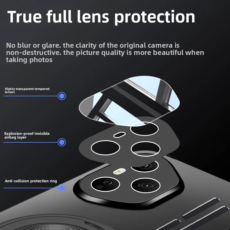 Para Huawei Honor 400 Pro funda de Metal duro disipación de calor anillo magnético soporte cubierta trasera protectora para Honor400 400 Pro Shell - imagen 5