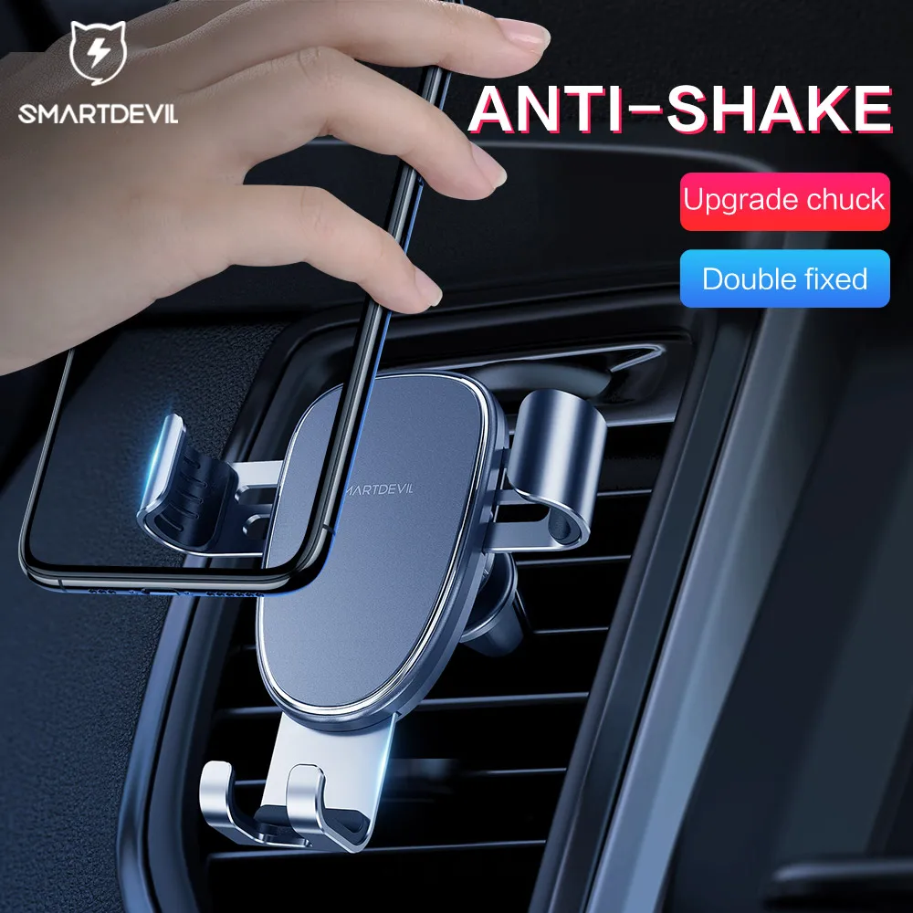 SmartDevil Soporte Universal Teléfono Coche Aleación Aluminio iPhone Samsung Xiaomi POCO - Vista principal del producto