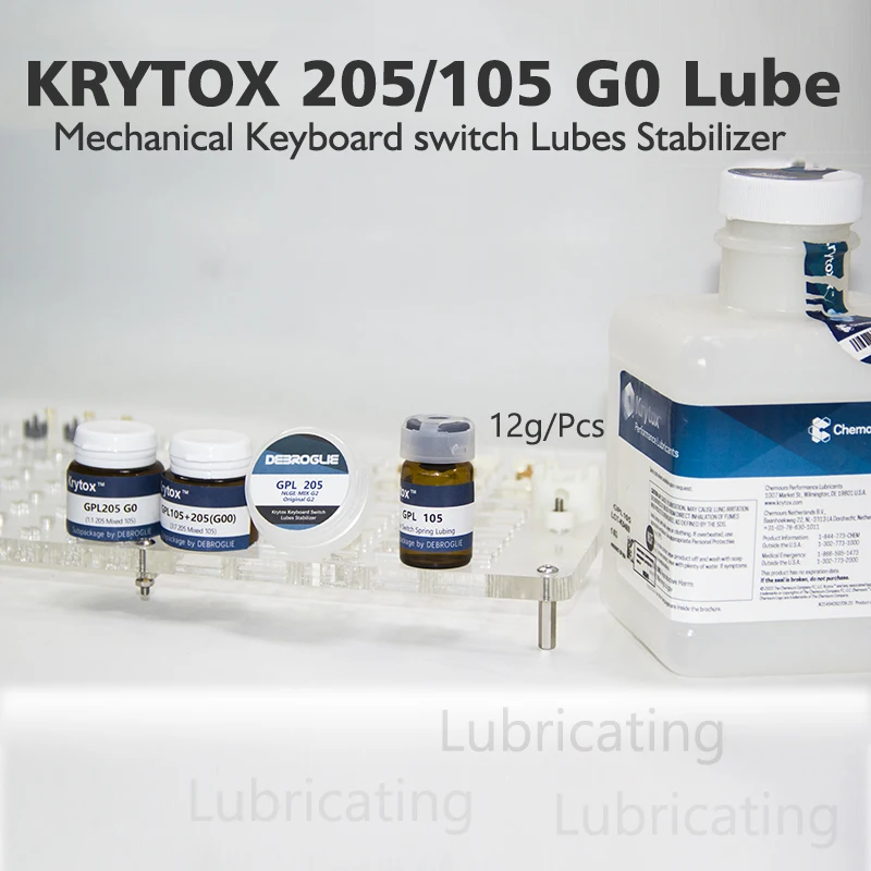Interruptores de aceite lubricante GPL105 205 G0, teclas de teclado mecánico, interruptor estabilizador, lubricante, estabilizador