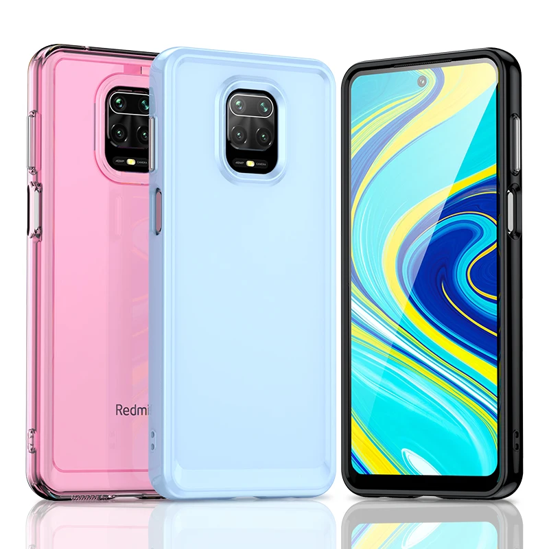 Funda de teléfono con parachoques de silicona a prueba de golpes para Redmi Note 9 Pro 4G/Note 9 Pro Max/Note 9S/Note 10 Lite/Poco M2 Pro