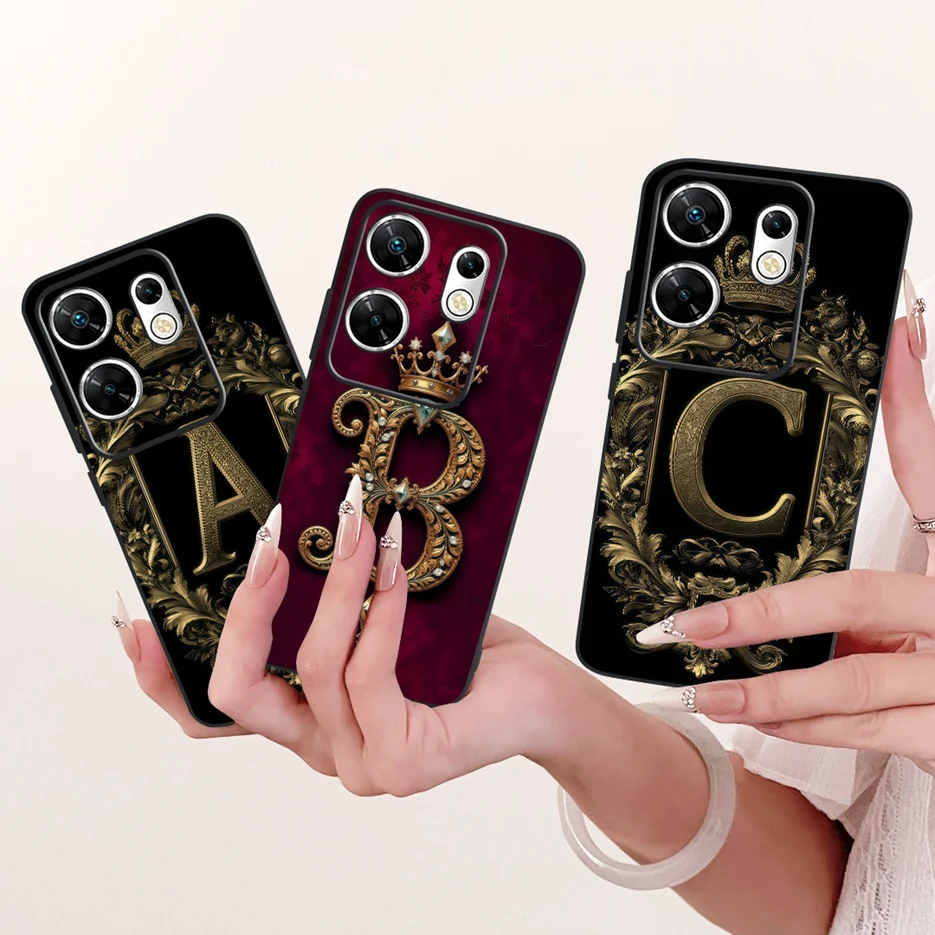 Para Infinix Zero 30 4G funda X6731B nuevas letras de moda funda de teléfono a prueba de golpes para Infinix Zero 30 5G X6731 Zero30 bolsas suaves - imagen 2