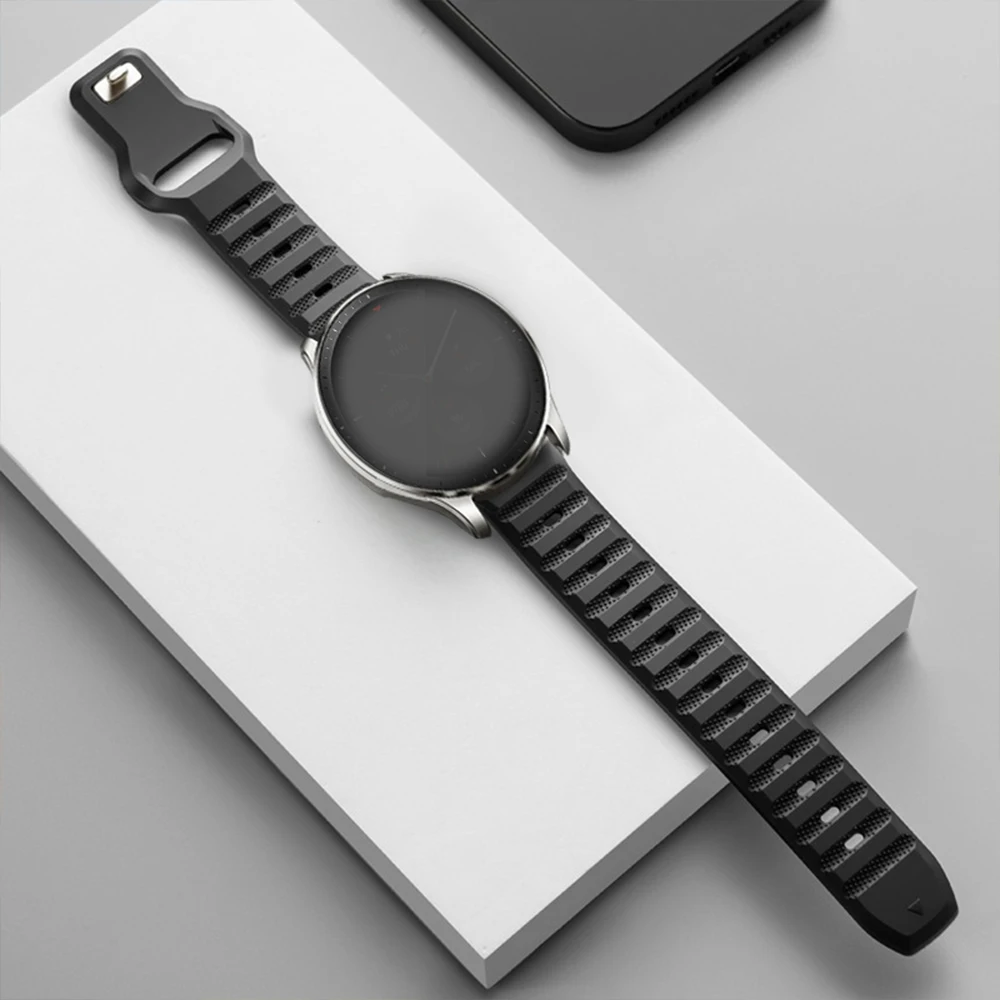 Pulsera de silicona de 22mm y 20mm para HUAWEI WATCH 5 4 46mm GT 5 Pro GT 5 4 3 Buds Runner Ultimate Strap Honor GS 3 pulseras deportivas - imagen 4