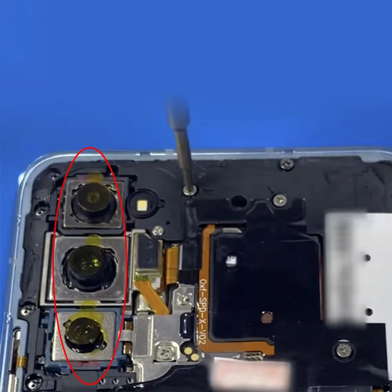 100 unids/lote pegatina protectora cámara de matriz de puntos infrarroja de alta temperatura para Iphone 6G-14Promax herramientas de reparación de cámaras - imagen 4