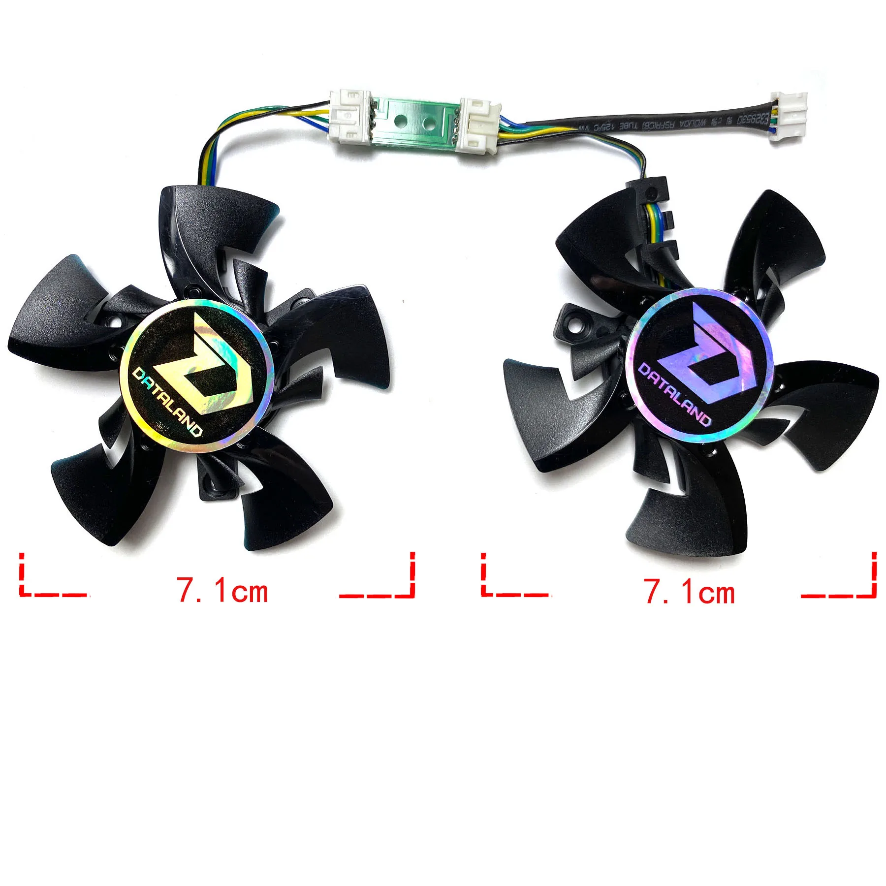 Reemplazo de tarjeta gráfica para DATALAND Radeon PowerColor, nuevo ventilador, piezas + R9 380 285 Cool Energy, edición internacional, GA81O2U - imagen 2