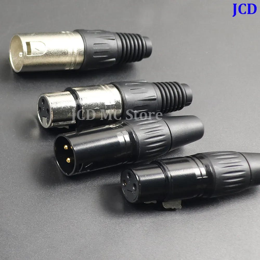 1 Juego de Cable de Audio para micrófono de 3 pines YS136N/164/165/177-BG equilibrio de audio cable de micrófono XLR fiebre HIFI para amplificador mezclador - imagen 3