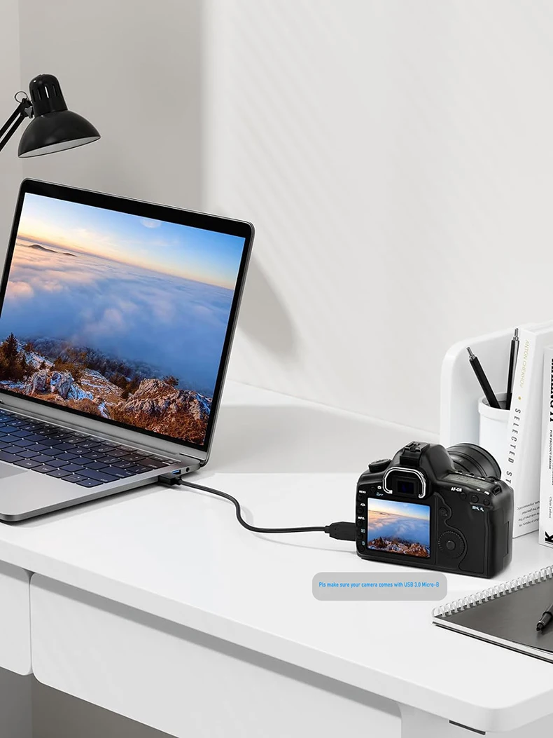 Cable divisor USB 3,0 a Micro-B Y Cable de disco duro externo USB 3,0 A a Micro B para Digital occidental, Lacie, Toshiba Seagate - imagen 2