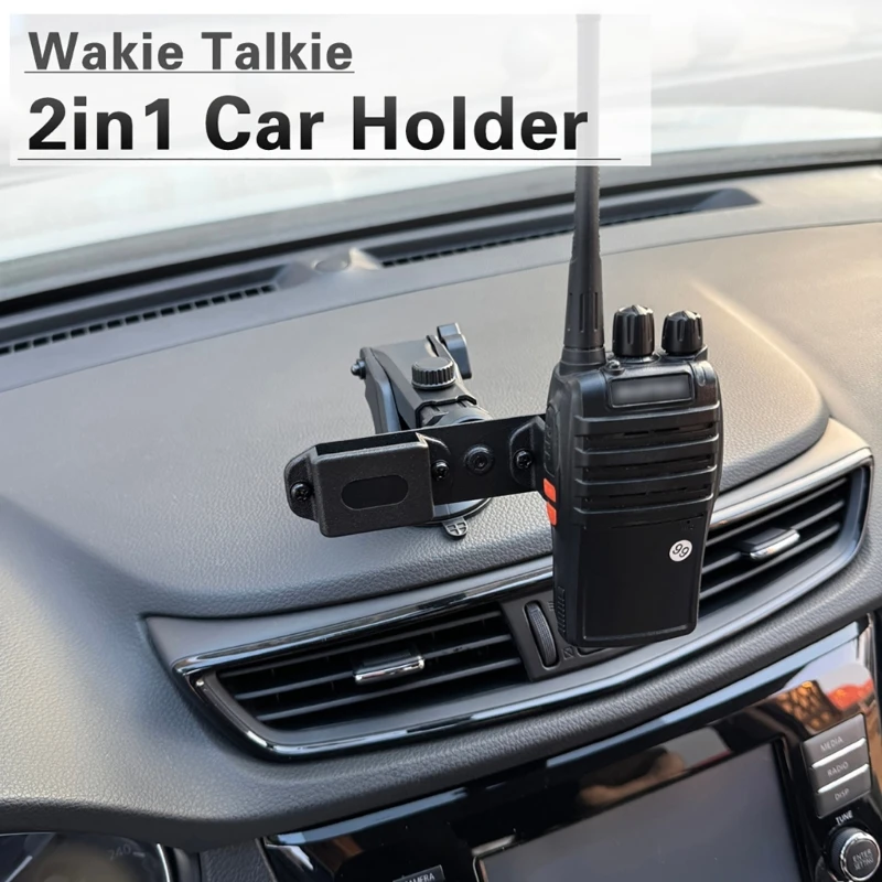 Soporte Universal para vehículo, soporte Radio para coche para Radios, soporte fácil usar, soporte vaso plástico