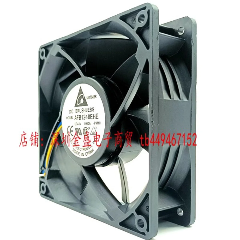 Nuevo delta AFB1248EHE 48V 0.74a 12038 12cm ventilador de refrigeración de equipo de gran volumen de aire - imagen 2