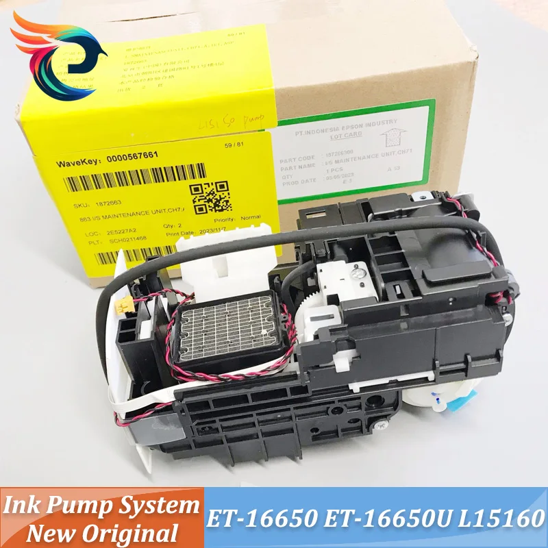 Nuevo sistema de bomba de tinta de estación de tapado Original para Epson ET-16650 ET-16650U L15160 L15168 ST-C8000