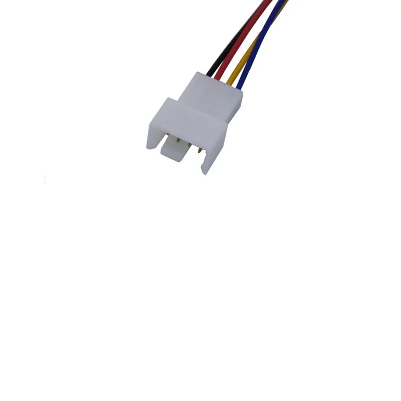 Tarjeta gráfica de PC, placa base PWM MINI 4 pines PH2.0 a 4 pines, adaptador de conector de Cable de ventilador de 1 a 2 Y divisor de 4 pines a 2x4 pines - imagen 4