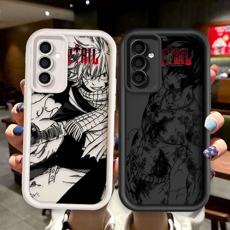 Anime Fairy Tail para Samsung Galaxy S24 S23 S22 S21 S20 Ultra Plus FE A52 A53 A54 A71 funda de teléfono con escalera ocular - imagen 3