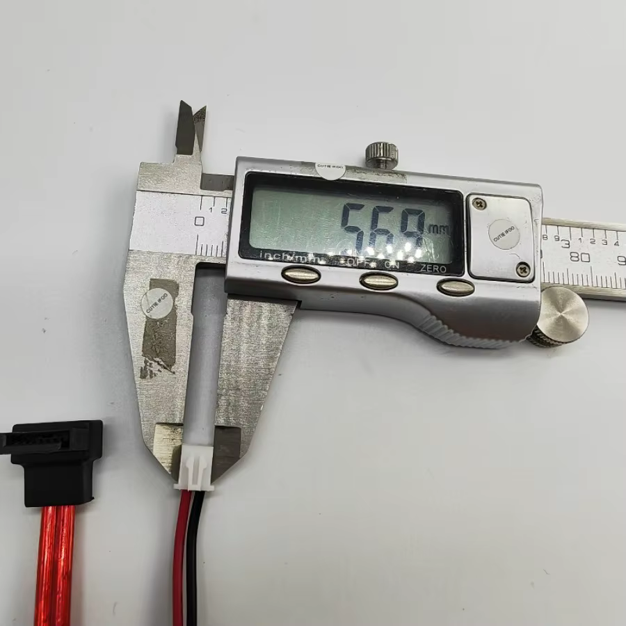 Cable SATA 90° para PC ITX: alimentación y datos HDD/SSD - imagen 2