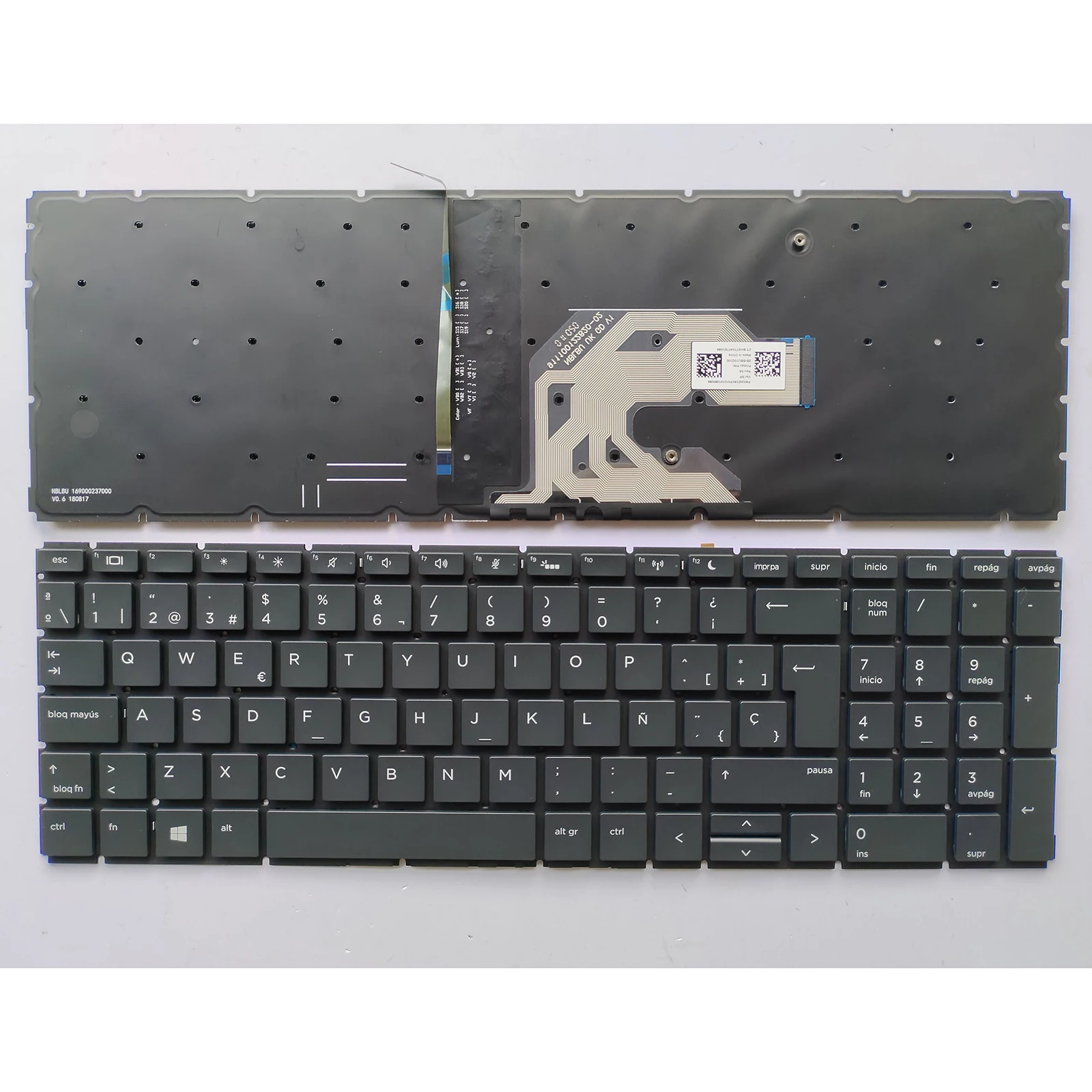 US SP para HP 450 G6 450 455R G6 G7 ZHAN 66 Pro 15 G2 G3 HSN-Q25C HSN-Q22C HSN-Q16C HSN-Q17C teclado del ordenador portátil - imagen 4