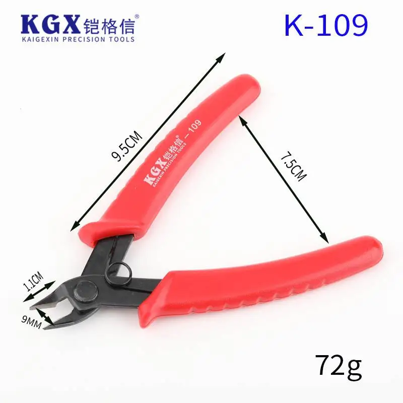 KAIGEXIN K-109 alicates diagonales para reparación de teléfonos móviles placa base PCB Chip componente electrónico alicates de corte de sujeción herramienta - imagen 4