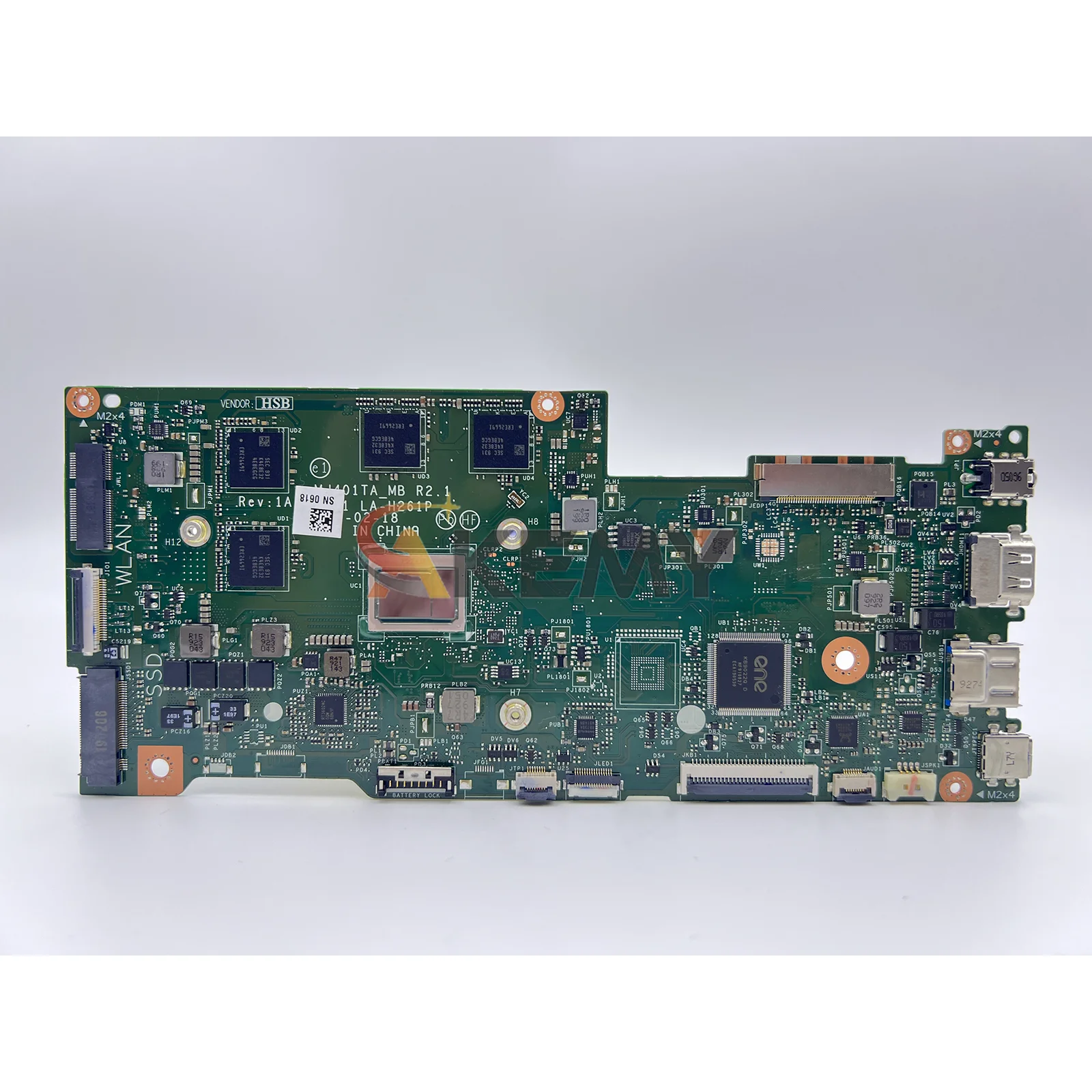 Placa base para ordenador portátil MJ401TA para ASUS VivoBook LA-H261P 14FHD EA4J1 MJ401T MJ401TA con CPU M3 M5 M7 100% pruebas OK stk - imagen 3