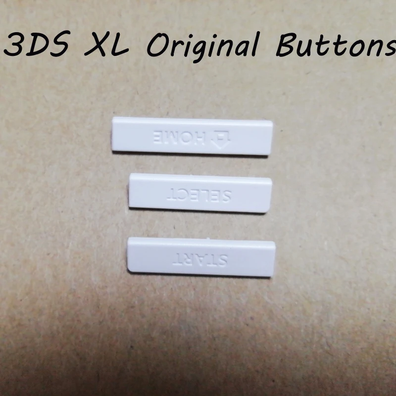 Original nuevo blanco Power L R inicio en casa seleccionar ABXY d-pads dirección de tecla botones cruzados para Nintendo Old 3DS LL/XL consola - imagen 4