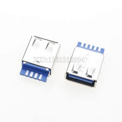 Conector USB 3.0 tipo A AF macho-hembra PCB soldar 90°/180°