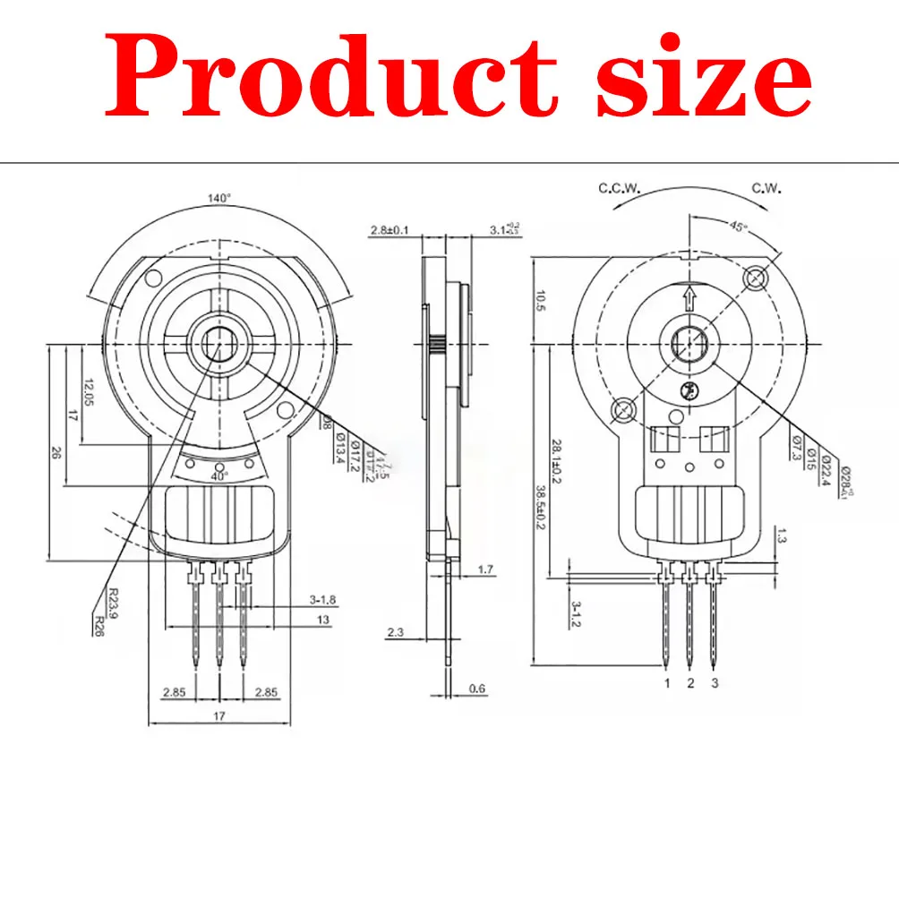 Sensor de resistencia para aire acondicionado automotriz, regulador de potencial para modelo SE28 SE28-1 SE16, 4,7 K - imagen 5