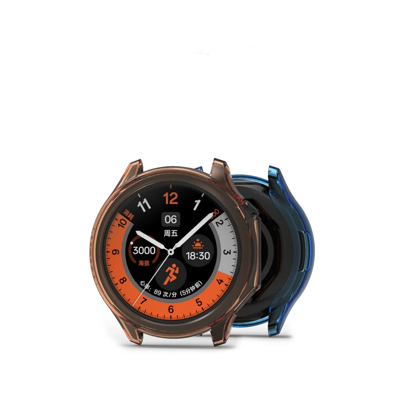 Funda protectora transparente de TPU con borde suave para reloj inteligente OPPO Watch X/OnePlus Watch 2, cubierta de parachoques, Accesorios inteligentes - imagen 5