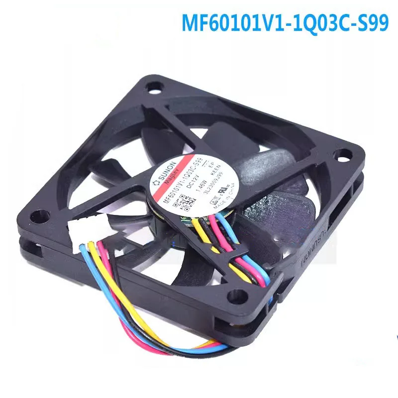Ventilador de refrigeración para SUNON MF60101V1-1Q03C-S99, 6cm, 6010, 12V, 1,46 W, 60x10mm, 4 cables, PWM, regulación de velocidad, original, nuevo - imagen 2