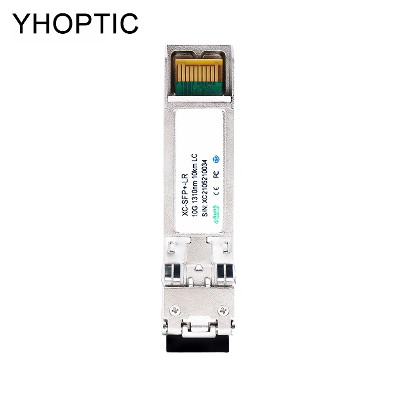 Módulo transceptor SFP dúplex LC de 10G, interruptor Ethernet de fibra óptica dúplex multimodo de 10KM y 1310nm, Compatible con Mikrotik Cisco