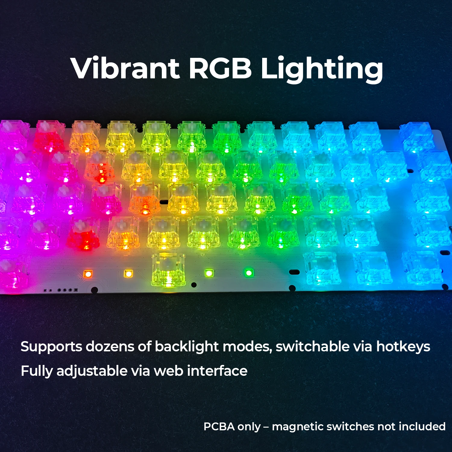 MMD AR60SE AR60 SE PCB interruptor magnético PCB para GH60 MAD60 GT60 MK60 AG60 carcasa 0,005 rango 0,005RT 8Khz latencia 0,08 ms SOCD NKRO - imagen 5