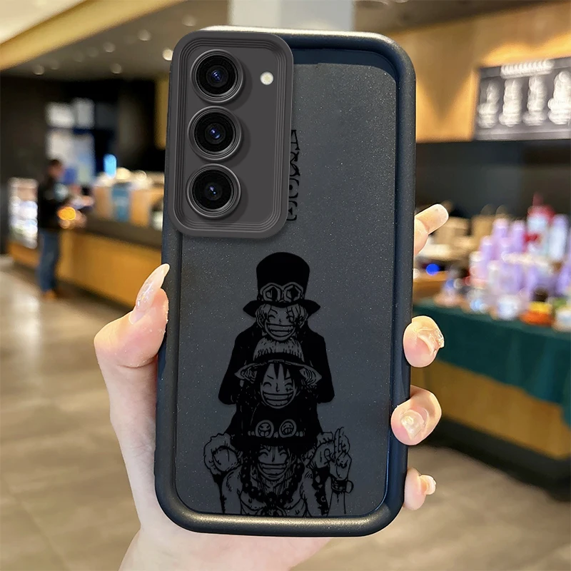 Funda de TPU de Anime Luffy de una pieza para Samsung Galaxy, funda antideslizante para Samsung Galaxy A35, A34, A33, A32, 5G, A31, A30, A24, A23, A22, A16, A12, A06, A03, M55, nueva - imagen 3