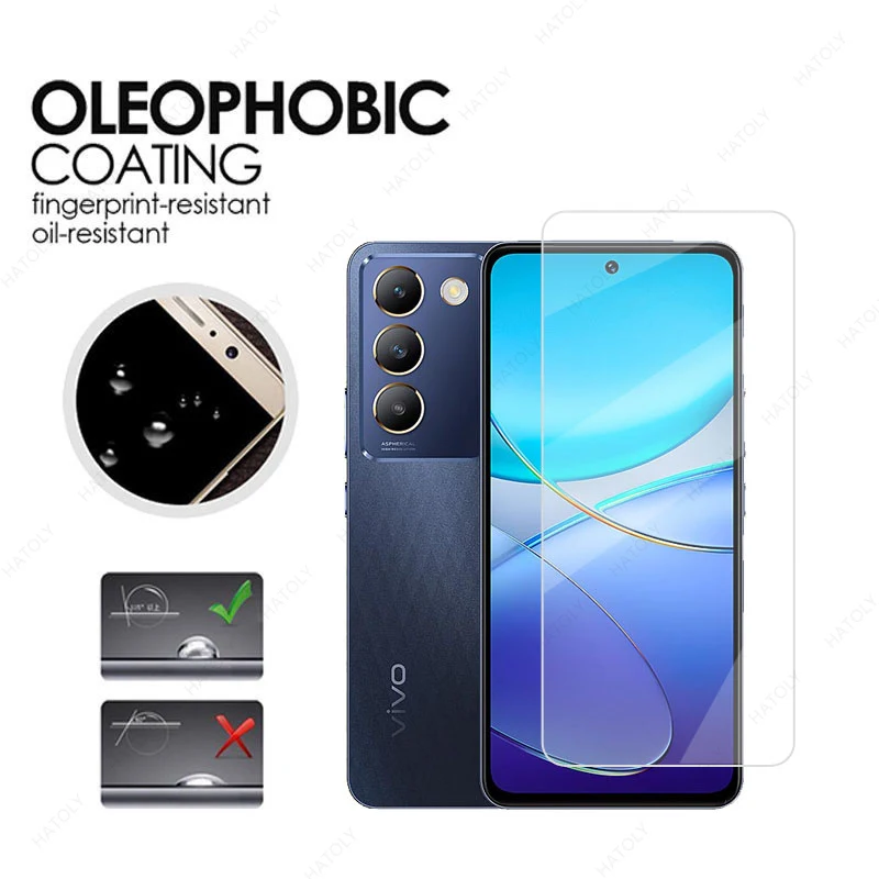 Para vidrio vivo Y100 4G vidrio templado para vivo Y100 4G teléfono ultrafino completo HD Protector de pantalla película de lente para vivo Y100 4G