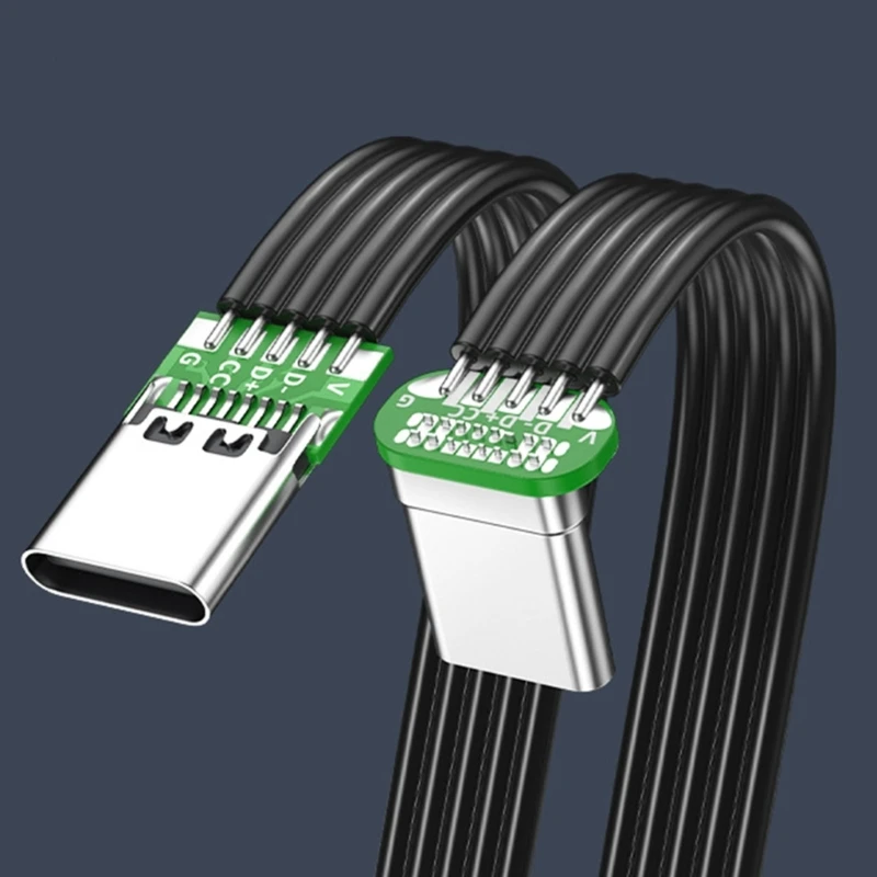 Cable carga rápida tipo C, Cable UsbC suave, transferencia datos 480Mbps, 20W, potente para teléfonos y tabletas, Cable carga, 1 ud. - imagen 4