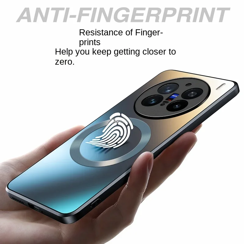 Para VIVO X200 Pro Mini carga inalámbrica Magsafe protector a prueba de golpes duro PC parachoques para VIVO X100 Ultra X100S Pro X90 Pro + X80 - imagen 5