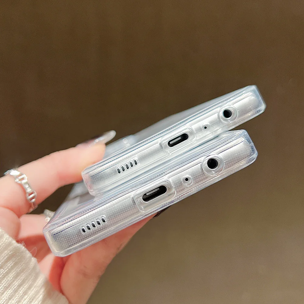 Funda de flor de primavera para Samsung A56 A55 5G A54 A53 A36 A35 A34 A33 A26 A16 A15 A06 A05 S25 S24 S23 S22 funda de TPU suave Ultra transparente - imagen 5