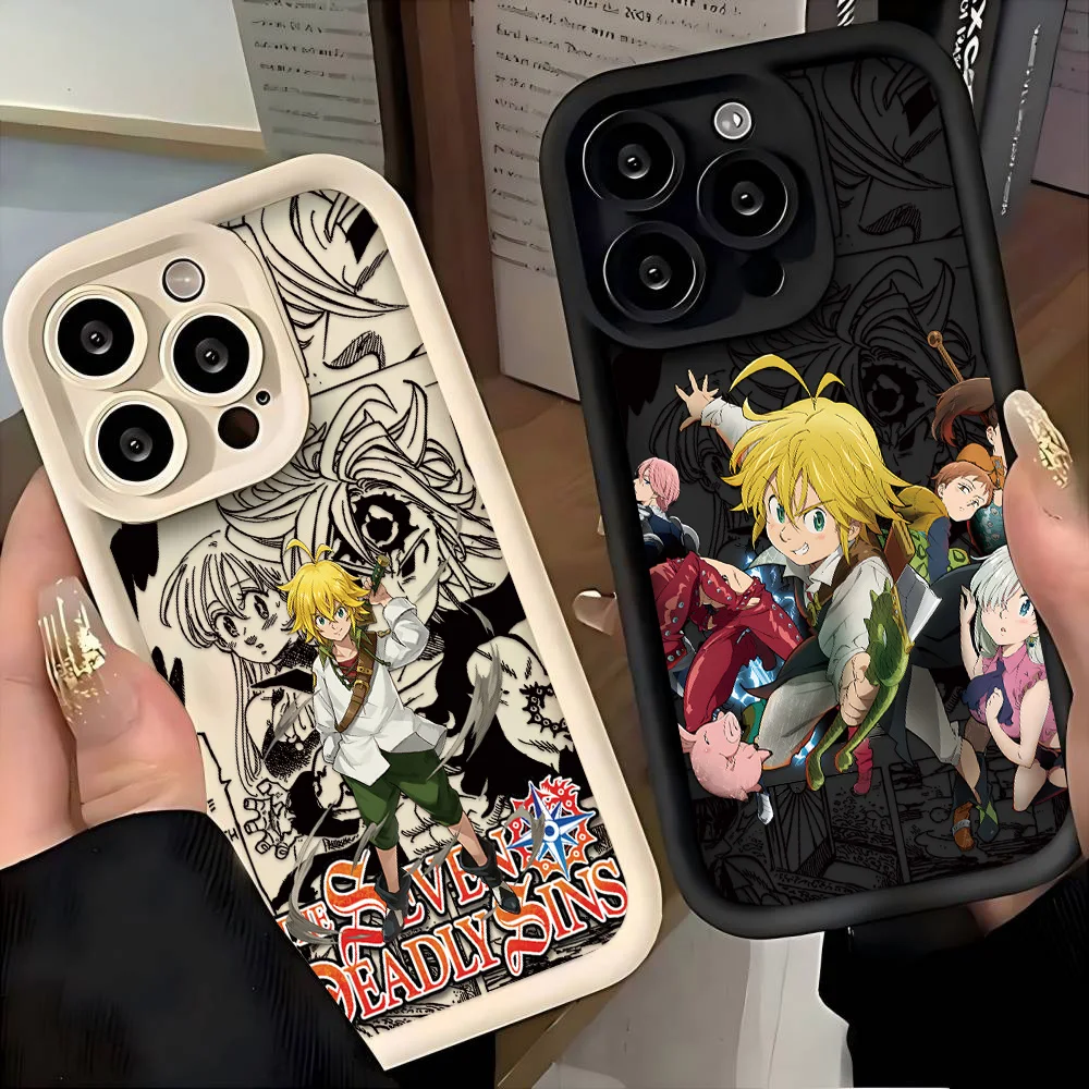 Funda de teléfono Anime The Seven Deadlys Sins para Samsung Galaxy A17 A07 A26 A16 A35 A55 A25 A15 A54 A34 A36 A24 4G 5G, funda trasera suave