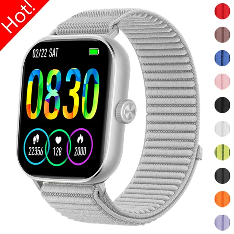 Correa de nailon para Redmi Watch 6 5 4, Correa con hebilla de Metal para Mi Band 9 Pro 8Pro, Correa deportiva ajustable, pulsera de repuesto