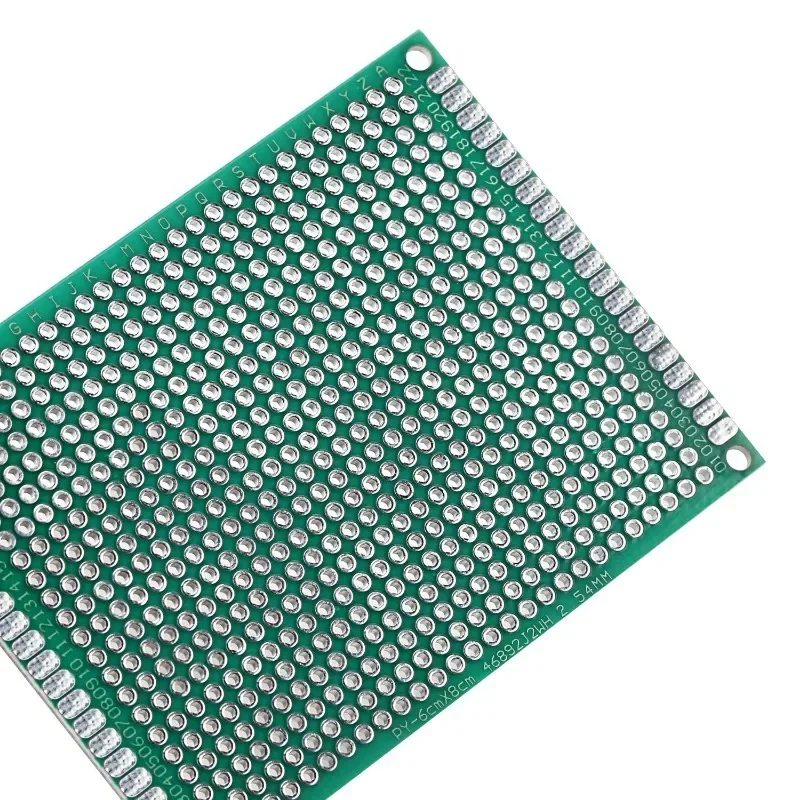 Kit de prototipo de placa PCB de doble cara de 50 Uds 2X8 3X7 4X6 5X7 6X8CM, placa de circuito impreso Universal para proyectos electrónicos DIY - imagen 5