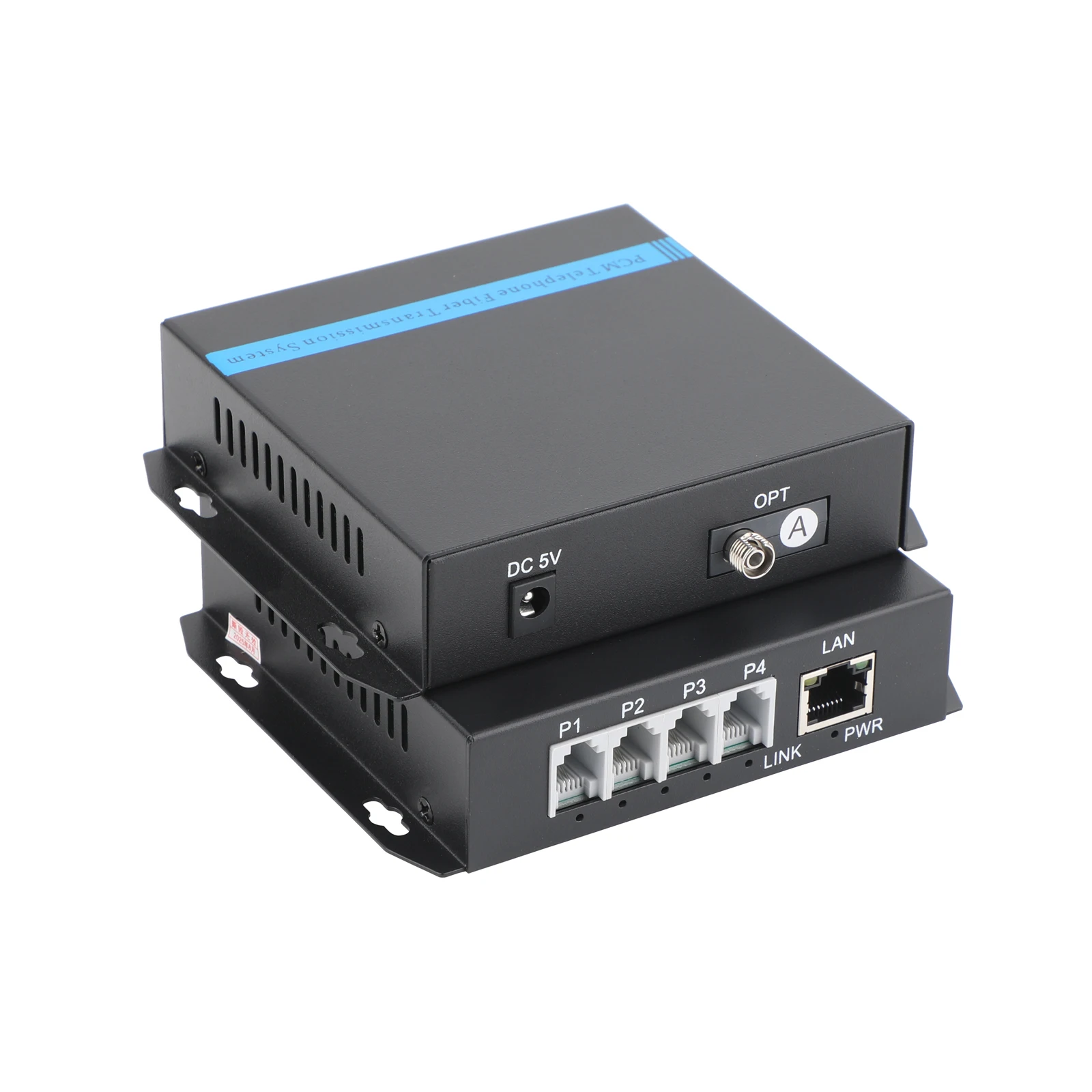 FC Interface Telephone Optical Transceiver PCM Converter 1/2/4/8-way+100M Network Port Telephone Ethernet Media Converter - imagen 3